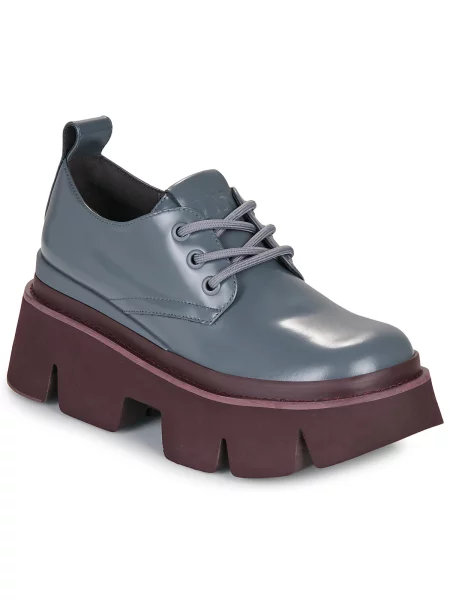 Pantofi derby United Nude gri