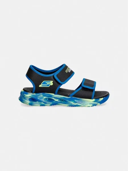 Skechers sandály SOLA GLOW SANDAL-FUSION BRIGH černé