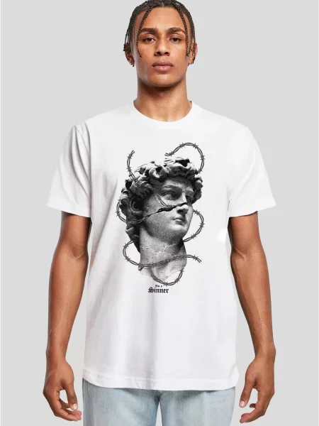 Тениска Mister Tee бяло