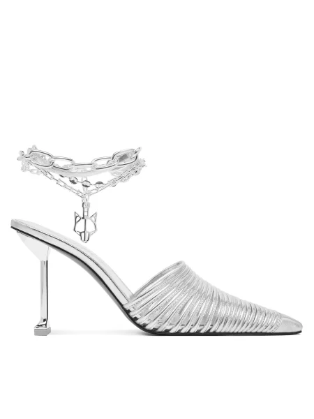 Natikači Naked Wolfe Chromed srebrna