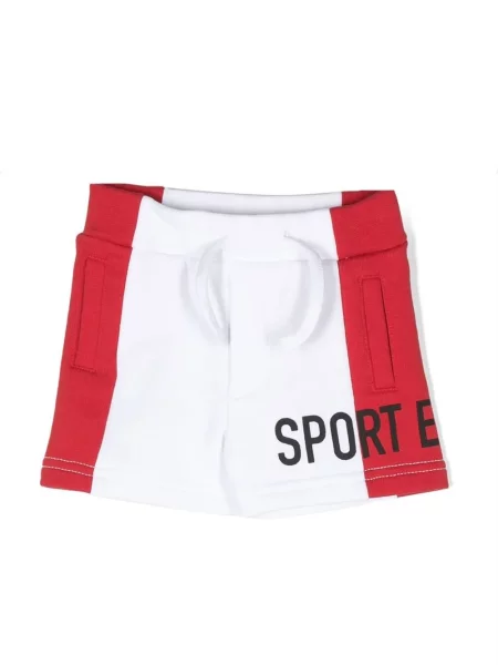Szorty dziecięce Dsquared2 białe
