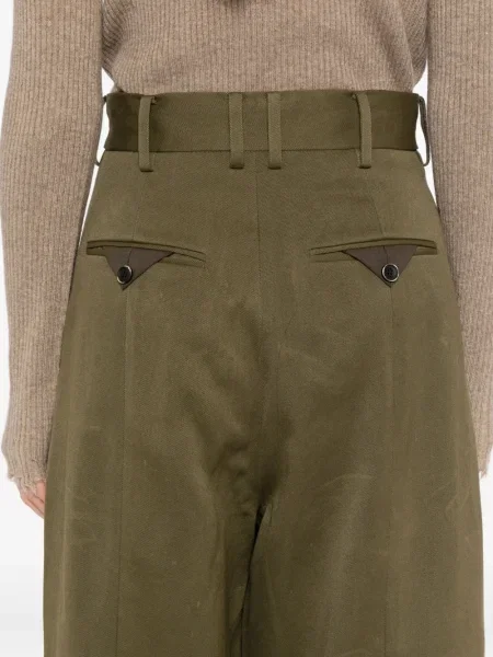 Pantaloni Uma Wang verde