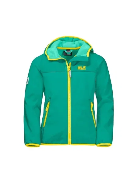 Geacă copii Jack Wolfskin verde