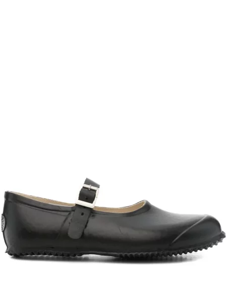 Balerini Superga din piele negru