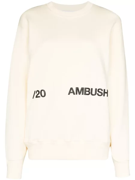 Bluza Ambush z nadrukiem biała