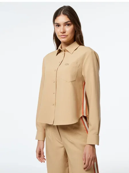 Сорочка Lacoste бежевий