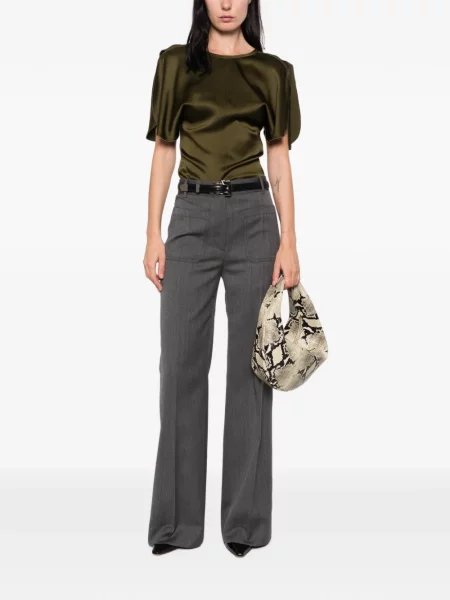 Top Victoria Beckham verde