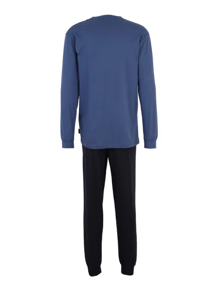 TOM TAILOR Pijama lungă safir / închis albastru