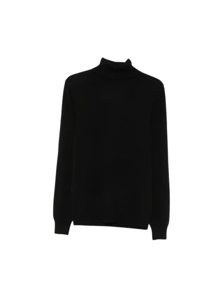 Sweter z golfem Malo czarny