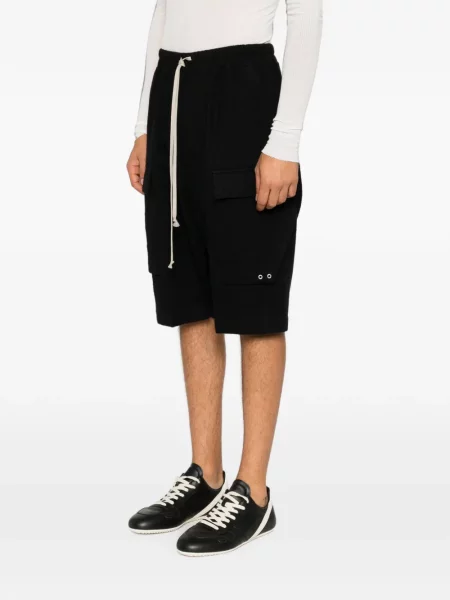 Pantaloni scurți cargo Rick Owens negru