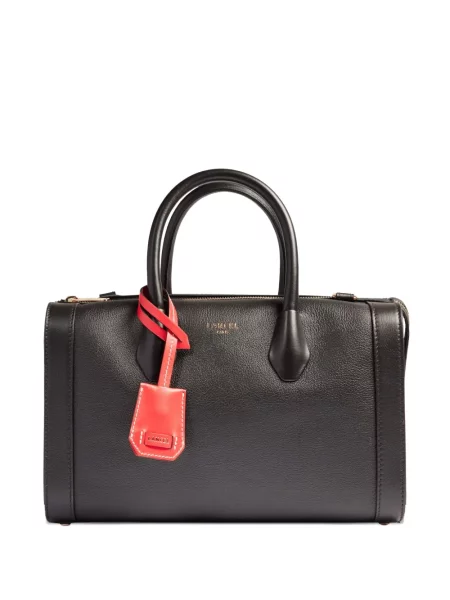 Geanta de piele Lancel din piele negru