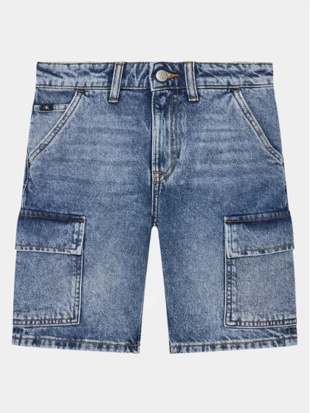 Calvin Klein Jeans Pantaloni scurți de blugi Skater albastru