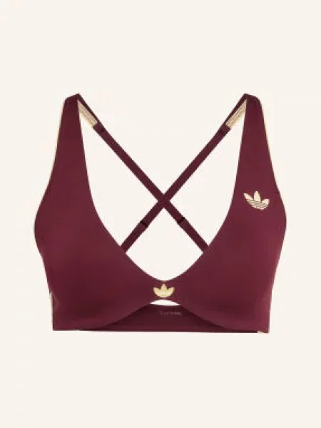 Adidas Originals Sportovní Podprsenka Adidas Originals Sport tmavě / krémová červená