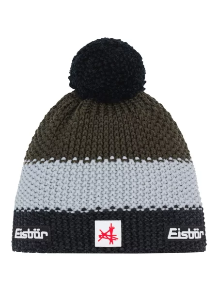 Czapka Eisbar Star Pompon MÜ SA kids one size szara