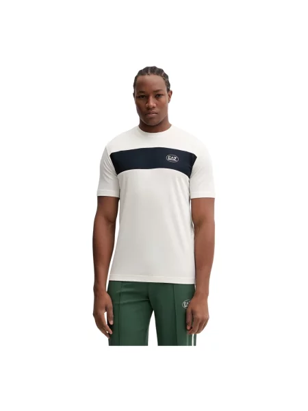 Koszulka Emporio Armani Ea7 beżowa