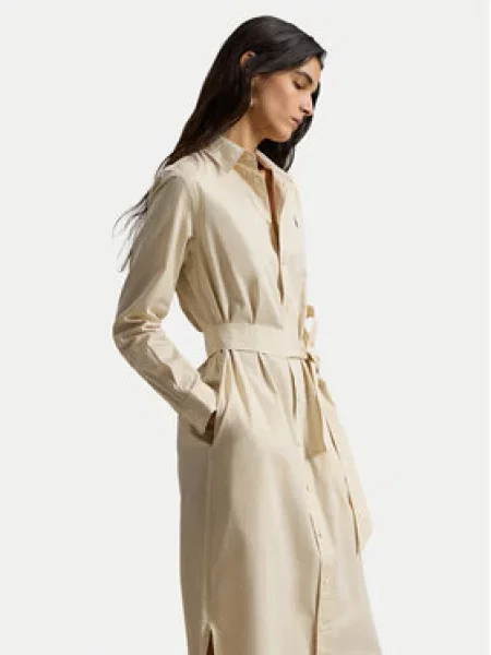 Polo Ralph Lauren Srajčna obleka bež
