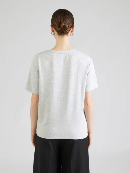 Monari Tricou gri / negru alb
