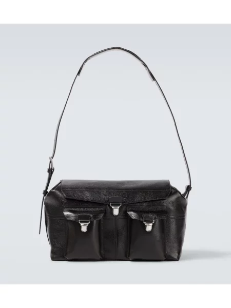 Usnjena torba Lemaire rjava