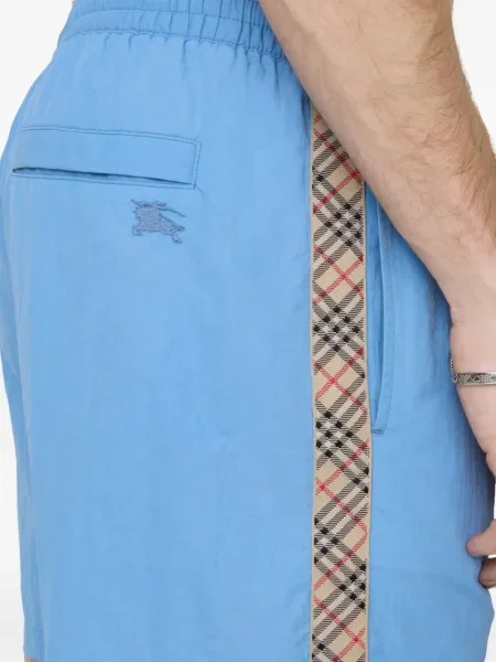 Kockás fürdőruha Burberry kék
