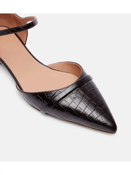 Balerini Malone Souliers din piele negru