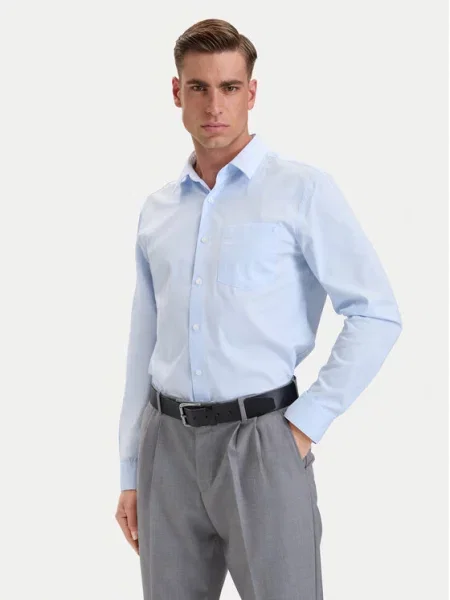 Calvin Klein Риза Eoe Oxford светлосин