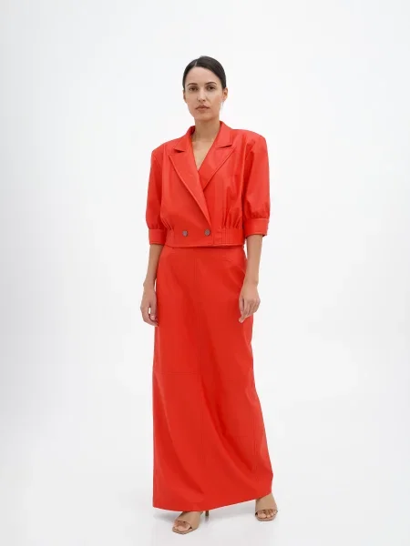 Жакет a LOT шкіра/штучна шкіра червоний