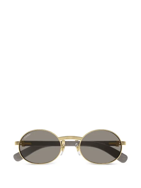 Saulės akiniai Cartier Eyewear auksinė
