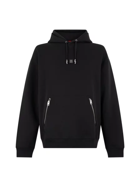 Bluza z kapturem Hugo czarna