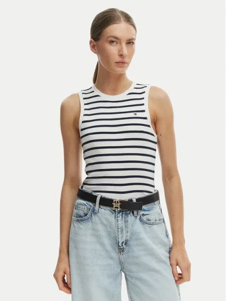 Tommy Hilfiger Marškinėliai Écru