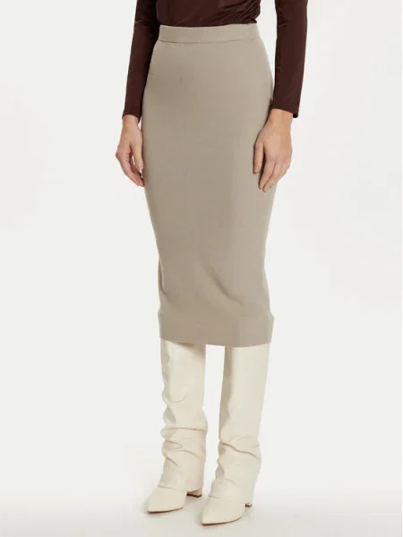 Vero Moda Fustă tip creion Fantastic gri