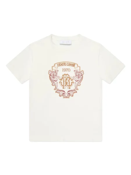 Тениска Roberto Cavalli бяло