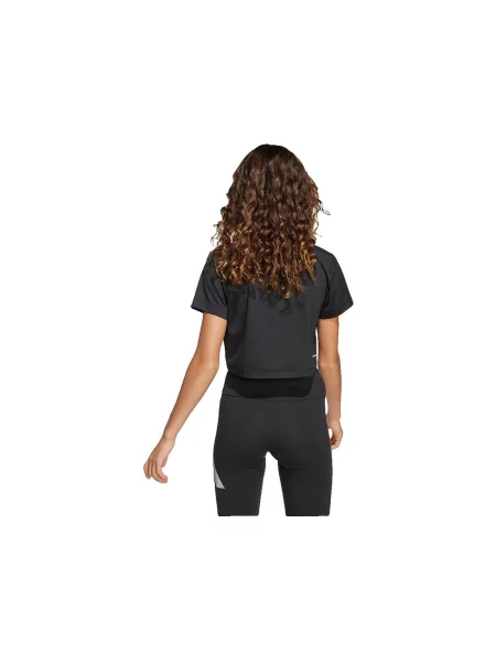 Sală de gimnastică tricou Adidas cu imagine negru