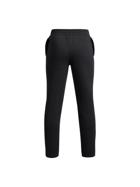Spodnie treningowe Under Armour dla chłopców Fleece Clrblk Graphic białe