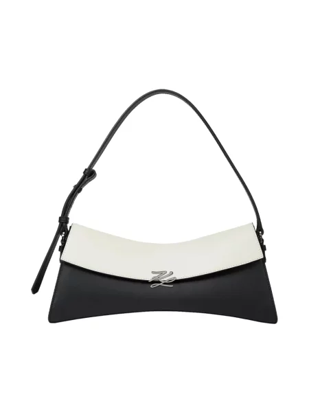 Torebka Karl Lagerfeld skórzana z logo