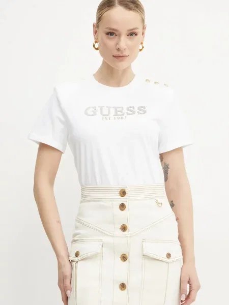 Тениска Guess бяло