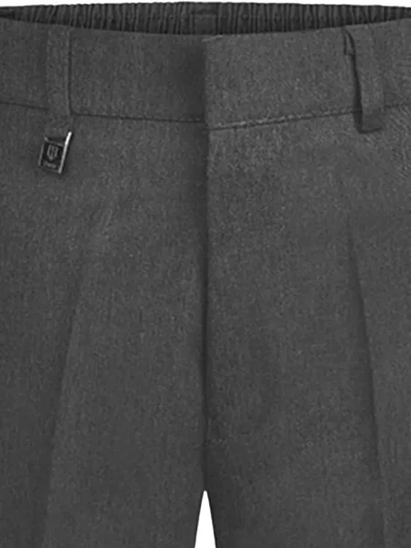 Spodnie dziecięce Zeco Schoolwear szare