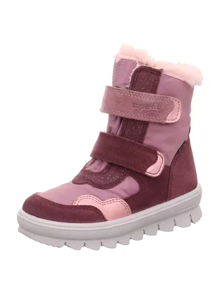SUPERFIT Bocanci de zăpadă FLAVIA mauve / bordeaux roșu