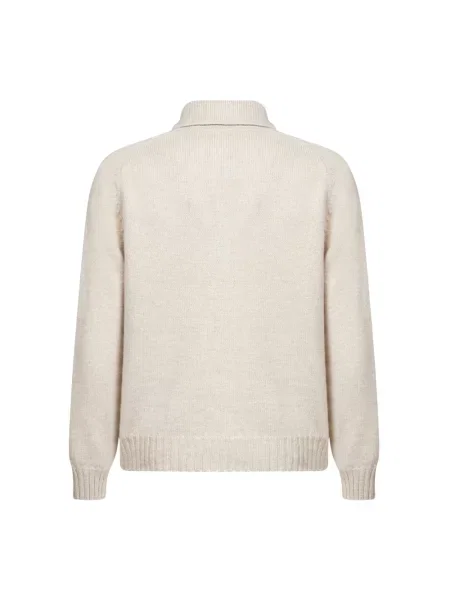 Sweter D4.0 wełniany beżowy