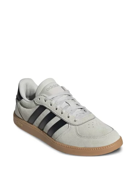 Papuci tip mules Adidas cu dungi cu imagine din jerseu albastru