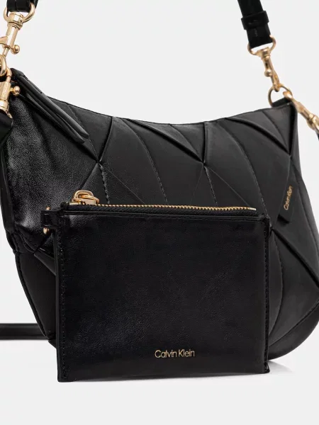 Calvin Klein Táska Woven fekete