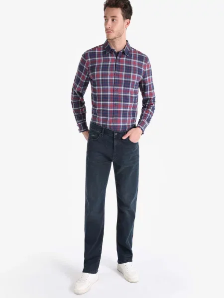 Джинси Colin’s світло-синій комбінований верх сині