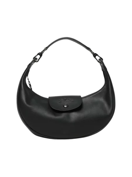Torebka Longchamp skórzana czarna