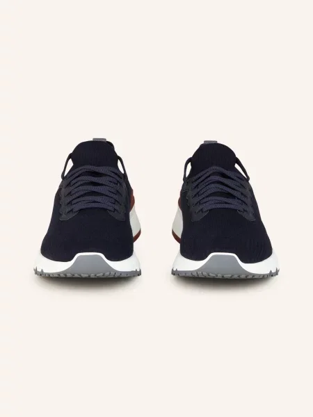 Brunello Cucinelli Sneakersy blau czarne