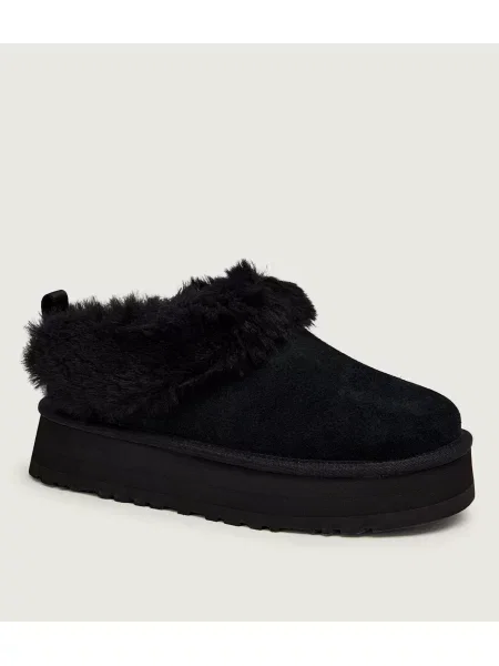 UGG Bocanci W Tazzelle | shearling | zamsz negru