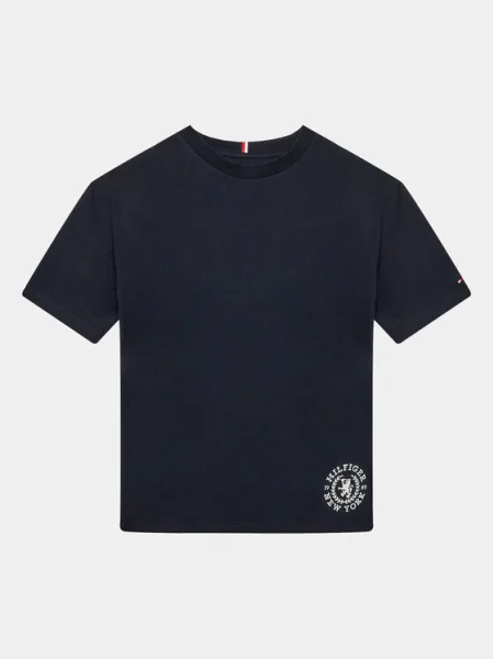 Tommy Hilfiger Tricou Crest Logo D Bleumarin