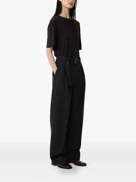 Pantaloni Studio Nicholson plisate negru