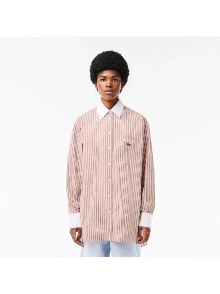 Lacoste сорочка Regular Fit червона