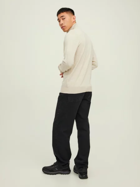 JACK & JONES Sveter Emil svetlosivá béžová
