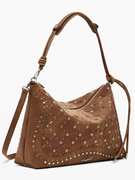 Crossbody torbica Desigual rjava