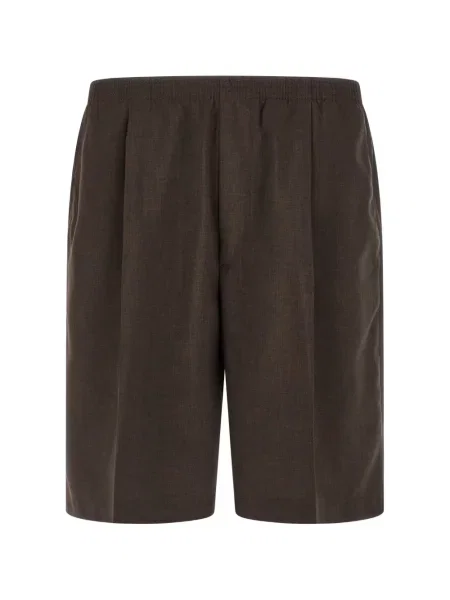 Bermudy Cellar Door plisowane brązowe